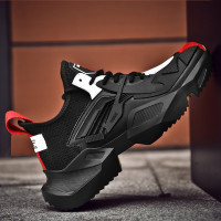 伊努特[轻奢潮牌][京选品质]变形金刚5D飞织网面运动鞋夏季透气男鞋百搭男士休闲跑步鞋黑暗战神街拍老爹鞋