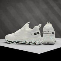 伊努特春季新品2021潮牌休闲鞋时尚大码夏季透气运动跑步鞋子男飞线针织男鞋休闲跑鞋刀锋鞋男鞋