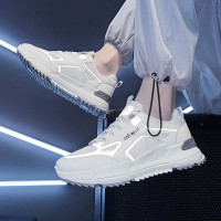 伊努特老爹鞋男春季新款休闲男鞋子男厚底增高鞋网红舒适鞋靴男青少年潮流户外透气港风鞋子男