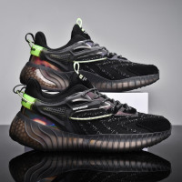 伊努特 2021新款夏季鞋子男潮鞋夏季透气老爹ins潮流男鞋网红网面运动鞋