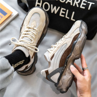 伊努特浩壤2022年春季新款厚底增高老爹鞋韩版潮流百搭休闲运动跑步男士跑鞋