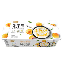 君乐宝多果丽益生菌风味发酵乳（黄桃）90g*8