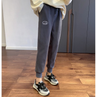 苏芈水貂绒复合一体绒柔软舒适温暖休闲宽松显瘦束口哈伦卫裤冬