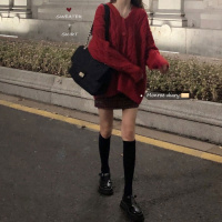 苏芈复古港风时尚气质毛衣套装裙秋冬2020新款女装洋气减龄裙子两件套