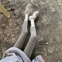 苏芈灰色打底裤女秋冬加绒加厚裤子外穿2020新款保暖裤紧身裤秋裤