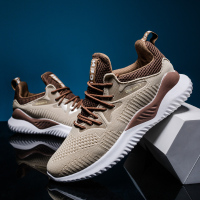 苏芈2021春季新款飞织网面鞋子男士跑步鞋潮流运动透气休闲鞋百搭男鞋