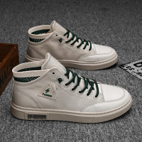 苏芈男鞋2021新款春季透气帆布鞋男士运动休闲潮鞋百搭潮流中帮白板鞋