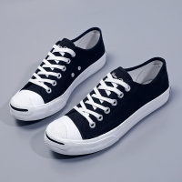 苏芈韩版ulzzang开口笑帆布鞋男潮流百搭平底休闲鞋子ins运动板鞋男鞋
