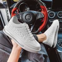 苏芈2021新款夏季潮流男鞋网红百搭气垫小白板鞋跑步运动休闲增高潮鞋