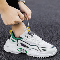 苏芈春季男鞋透气网面老爹鞋高中学生户外防滑运动休闲鞋夏季男士潮鞋