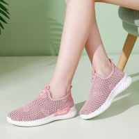 苏芈老北京布鞋女夏季透气网面新款运动休闲妈妈镂空网鞋一脚蹬单鞋子