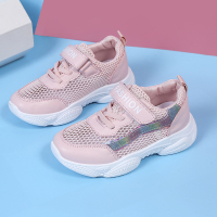 苏芈女童鞋网鞋2021新款夏季透气网面儿童运动鞋男童小白鞋子老爹鞋潮