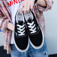 苏芈黑色布鞋男新款百搭低帮帆布鞋男潮流休闲日系运动女鞋子ins板鞋