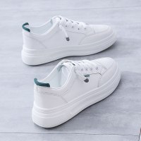 苏芈女鞋2021秋季新款百搭厚底板鞋潮学生基础运动休闲女士小白鞋