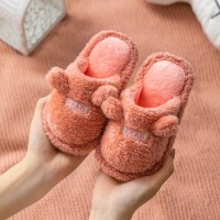 苏芈简茉蓝宝宝棉拖鞋秋冬卡通室内居家用1-3岁2儿童加绒保暖男女童拖鞋