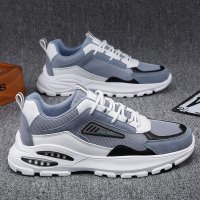 苏芈昆锐男鞋春秋季2021新款网面透气运动休闲鞋青少年潮流百搭ins老爹潮鞋