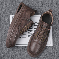 苏芈男鞋春季2022年新款百搭休闲运动小鞋男士一脚蹬皮鞋夏季潮鞋