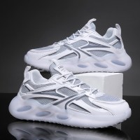 苏芈2022年新款春季小白男鞋网面运动跑步男士休闲爆米花老爹ins潮鞋