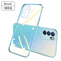 可波 OPPOReno6手机壳电镀透明软壳新款Reno6pro/pro+保护套硅胶5G个性创意镜头全包防摔男女网红壳
