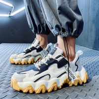 枫述老爹鞋男夏季透气2021新款复古增高男士运动潮鞋ins网红厚底板鞋