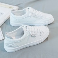 枫述小白鞋女薄款2021新款百搭平底休闲板鞋子女网鞋ins潮一脚蹬