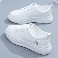 枫述秋款小白鞋女2021秋季新款百搭板鞋韩版厚底白鞋休闲运动女鞋