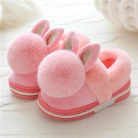 枫述秋冬儿童棉拖鞋宝宝家居室内卡通可爱小孩男女童毛毛包跟棉鞋