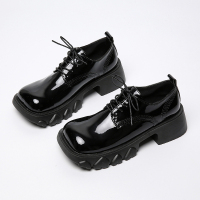 枫述2022春夏季新款单鞋女低帮鞋韩版时尚方头单鞋休闲百搭小皮鞋