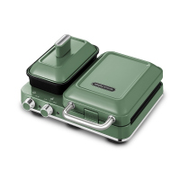 DL摩飞早餐机MR9086 清新绿 分区配置操作 食品级防粘涂层 3min轻松早餐 料理轻松换盘 隐藏式插口