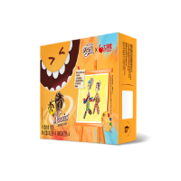 巧乐兹小V筒(杨枝甘露+咖啡)口味脆筒冰淇淋(80克)(20克*4支*12盒)