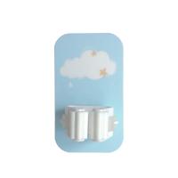 升级加强版【云朵朵】 一个装|免打孔多功能拖把架挂钩家用贴强力墙上挂拖把挂钩拖把夹挂钩粘贴