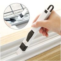 1个小刷子+小铲子 灰色|家用门窗窗户清洁工具多功能凹槽缝隙清洁刷窗槽沟槽清洁死角刷子