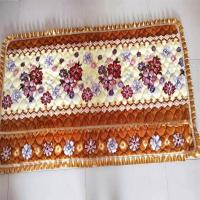 翰墨盈香黄色 90*180厘米三人位【1片装】|冬季沙发垫四季通用防滑中式欧式加厚毛绒布艺套装春秋椅实木坐垫