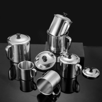 加厚不锈钢口杯儿童水杯小学生幼儿园带盖茶杯家用喝水杯子马克杯