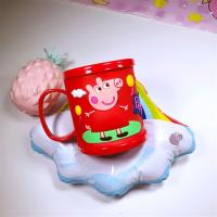 [红色]小猪|儿童漱口杯卡通耐摔杯子加厚幼儿园酒店牙缸小孩宝宝 刷牙杯3-6岁
