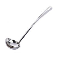 家用加厚长柄不锈钢汤勺漏勺厨房餐具勺子盛汤粥勺大号稀饭调羹瓢