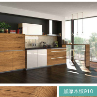 加厚木纹910[滑面] 60厘米宽x5米长[送小刀和小刀]|加厚自粘木纹贴纸柜子木门衣柜橱柜桌面旧家具翻新贴纸防水墙纸