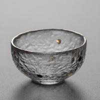 款式十三[描金款]60ml|耐热锤纹玻璃品茗杯单杯功夫茶具主人杯手工茶杯杯子茶碗杯子家用