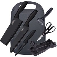 德国不锈钢辅食菜刀阳江砧板黑刀菜板刀具套装组合厨房三件套家用