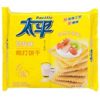 太平 梳打饼干 奶盐口味400g(新旧包装随机发货)