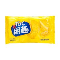 闲趣 韧性饼干 自然清咸原味360g