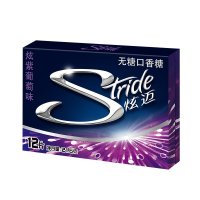 炫迈(Stride)无糖口香糖21.6g(炫紫葡萄味)