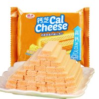 钙芝(calcheese) 进口饼干 奶酪味高钙威化饼干58.5g*10包