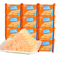 钙芝(calcheese) 进口饼干 奶酪味高钙威化饼干58.5g*10包 印尼进口