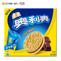 奥利奥(OREO) 夹心饼干 零食 金装巧克力味夹心388g