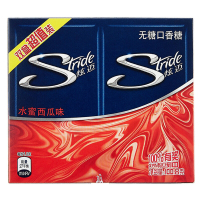 炫迈(Stride)休闲零食无糖口香糖水蜜西瓜味双盒装100.8g(56片)新老包装随机发货