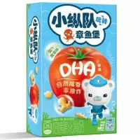 小纵队玩转章鱼堡焙烤膨化食品茄汁蔬菜味25g