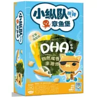 小纵队玩转章鱼堡焙烤膨化食品芝香海苔味25g