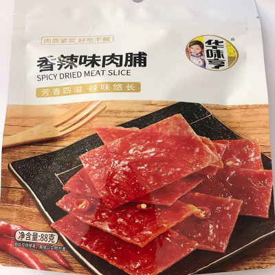 88g华味亨香辣肉脯