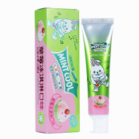 幻味系列 清新能量儿童牙膏水果味可食用级别草莓味儿童牙膏2-12岁